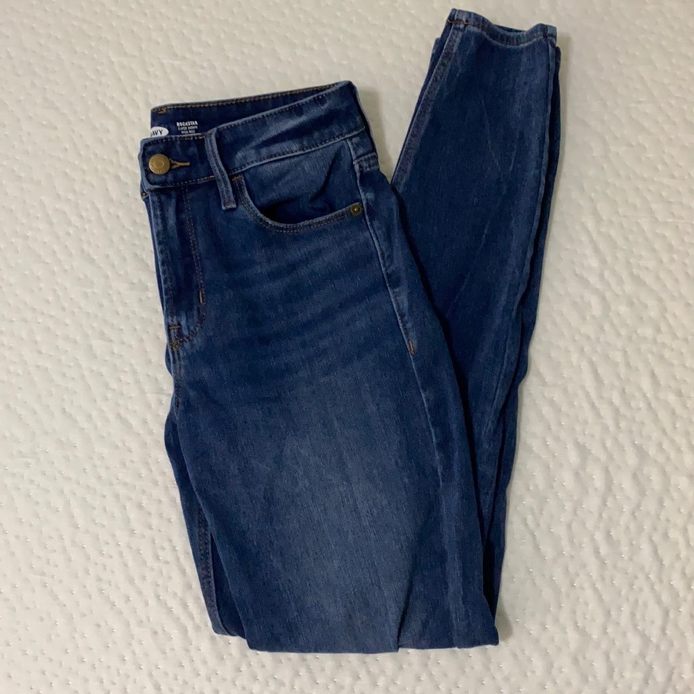 Old Navy Rockstar super skinny high rise jeans size 4